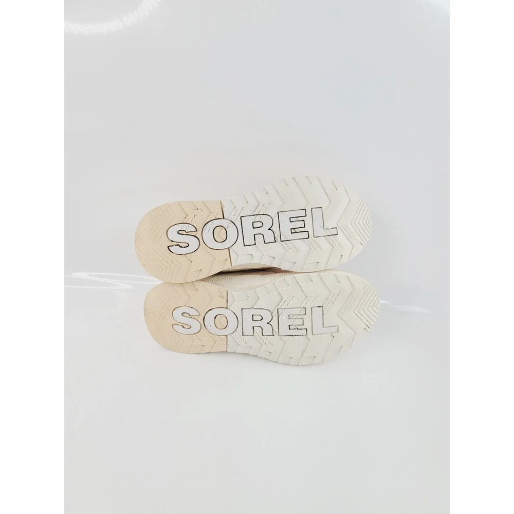 SOREL, Lace Up Casual, Lifestyle, Athletic Sneakers, Women, Size 7, Cream White.
